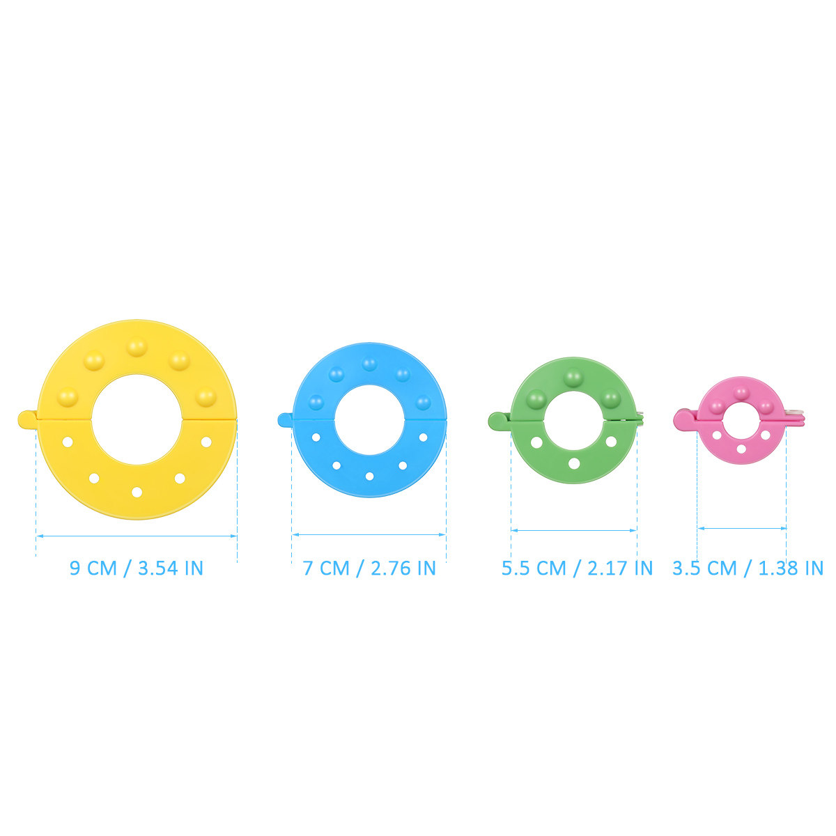 8個入り 4サイズ ポンポンメーカー エッセンシャル フラッ - Pom Pom Maker Tool のレビューと価格